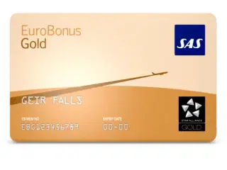 SAS Eurobonus Guld medlemsskab