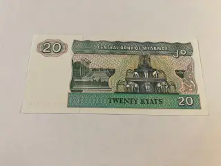 20 Kyats Myanmar