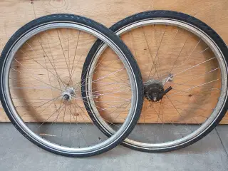 Hjulsæt med Shimano Nexus 7 gear.