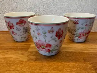 Greengate Latte cup Meadow white