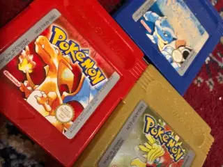 Pokemon Yellow, Red, Silver, Gold , Gameboy Spil