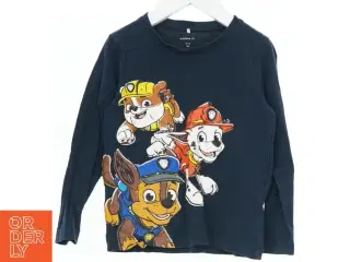 Langærmet T-shirt med Paw Patrol motiv fra Name It (str. 98)