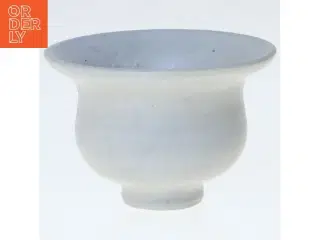 Lille hvid keramikskål (str. Ø 7 cm)