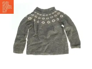 Strikket sweater (str. Bryst, 30 cm. længde. 33. cm)