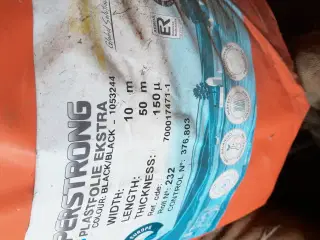 Sort folie plastik 