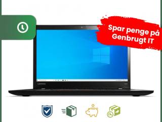 14"  Lenovo ThinkPad T460s - Intel i5 6300U 2,4GHz 180GB M.2 8GB Win10 Pro - Grade C - bærbar computer