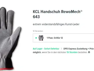 RewoMech træ handsker