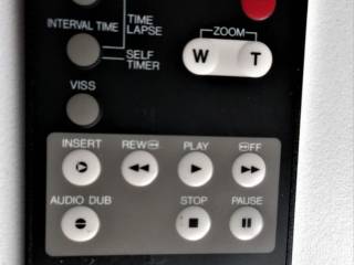 Original JVC RM-V5U Fjernbetjening til JVC Video