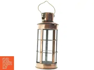 Kobber lanterne Sparebøsse (str. 28,5 x 11,5 cm)