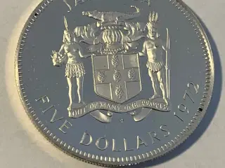 Five Dollars Jamaica 1972 - 41,48 gram .900 Silver