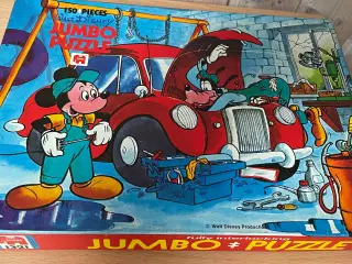 Puslespil - 150 brikker- Jumbo Puzzle ,Walt Disney