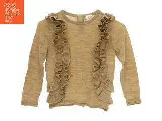 Langærmet bluse med flæser fra H&M (str. 98)