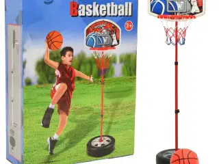 Basketballsæt til børn 120 cm justerbart
