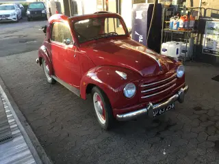 Fiat topolini m/ kaleche årg 1956 næste syn 2029 