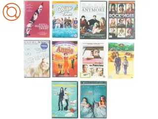 Blandede film (10 stk) fra DVD