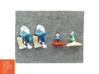 Smølfe figurer 4 stk.