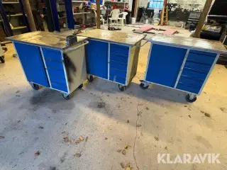 Værkstedsborde 3 styks