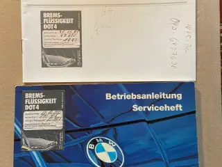 BMW e23 instruktions/service bog.