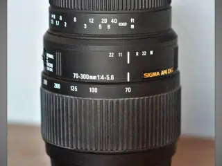Sigma 70-300mm Zoom for Sony A fatning