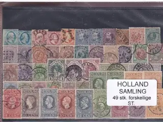 Holland Samling - 49 Stk. Stemplet/Ustemplet - Kæmpe Værdi !!
