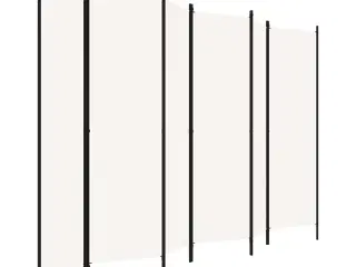 6-panels rumdeler 300 x 180 cm hvid