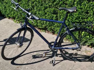 Blå cykel (nøgler medfølger)
