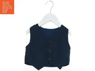 Marineblå vest til børn (str. 80)