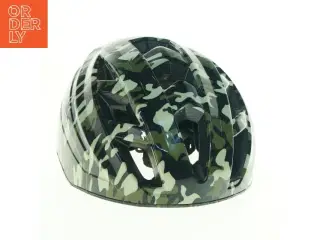 Cykelhjelm med camouflage mønster (str. 48 til 54 cm)