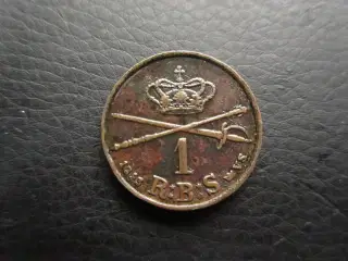 1 rigsbankskilling 1853