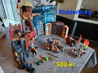 RIDDERBORG M/FÆNGSEL,KATAPULT,RIDDERVOGN M/ HUNDE