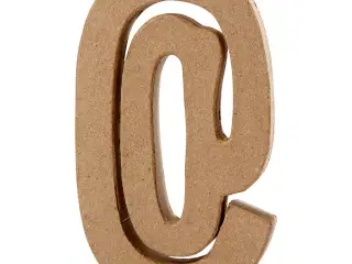 Håndlavet Papmaché Tegn - Unik Dekoration 19,9 cm