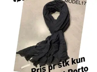 Nyt flot sort tørklæde