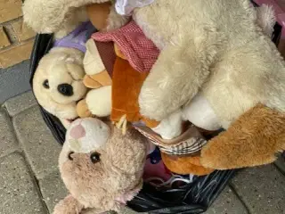 Build a Bear Sæk med flere bamser og tøj