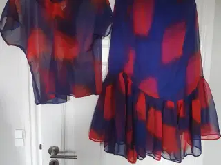 2 delt designer kjole