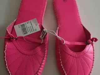 Helt nye smarte pink slippers str. 39