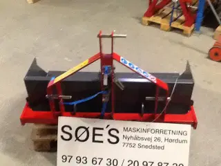 Bagtip skovl 160cm