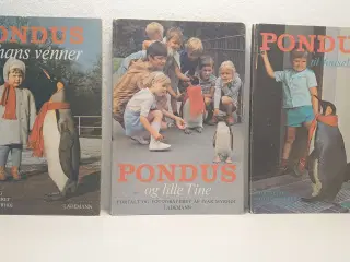 Ivar Myrhøj: 3 Pondus bøger. 1. udg. fra 1967-69.