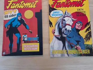 Fantomblade nr. 2 og 6 1971. Pæne eksemplarer