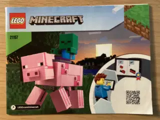 Lego Minecraft nr. 21157 Grisefigur med Zombieunge