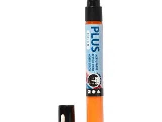 Plus Color Tusch, L: 14,5 cm, streg 1-2 mm, pumpkin, 5,5 ml, 1 stk.