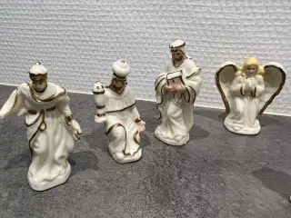Små porcelæns religiøse figurer" jesus fødsel"