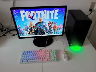Flot HP gamer pc sæt, i5 9400, 16gb ram, GTX 1650