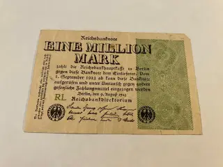 Eine Million Mark 1923 Germany