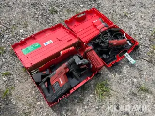 Borehammer og vinkelsliber Hilti TE 5 A/DAG 125-S
