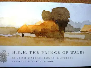 Postkortene med Prince of Wales akvareler