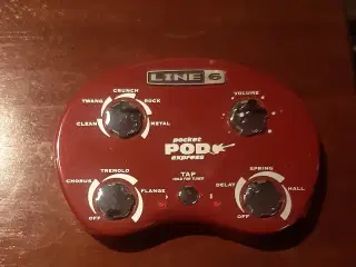 Line 6 pocket pod express- effektpedal 