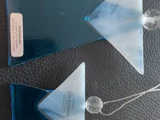 Glas jule engle fra Glaskunsten Tønder