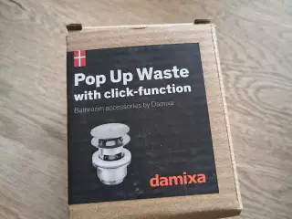 Damixa bundventil med klikfunktion (Pop Up Waste)