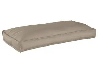Pallepude til Sæde/Rygpude Gråbrun 120x60x12 cm Oxford Stof
