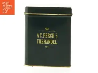 A.C. Perch&#39;s te dåse (str. 10x8 cm)